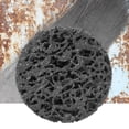 thumbnail image 4 of Disco de pulido con tira de polietileno de 2 pulgadas y 50 mm con bloqueo de rodillo, rueda de pulido para quitar óxido y pintura (negro), 4 of 7