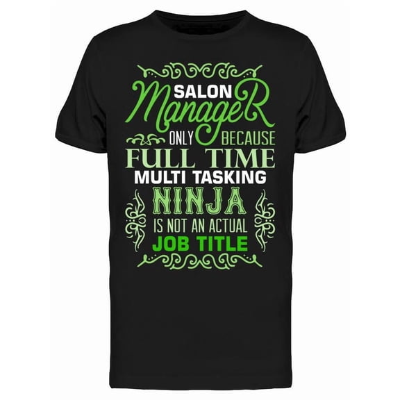 Salon Manager Tee Men's -Image by Shutterstock Men's T-shirt