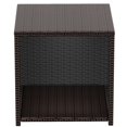 thumbnail image 2 of Wynston 2 Pièces en Osier / Rattan Cube et Ensemble de Table Carrée, 2 of 12