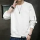 thumbnail image 5 of Ropa para hombre Sudaderas empalmadas para hombre Jersey bordado Camiseta sin capucha Top negro de una pieza Estilo coreano Ofrece calidez, 5 of 5