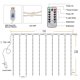 thumbnail image 5 of Luz LED Creative Party Wedding Curtain Lights USB String Light With Remote Control AHeartcove LED221201-0718JD, 5 of 7