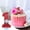 B, variant on YYKihy Baseball Birthday Candle Cake Toppers Second Number Baseball Themed Cake Topper Decoration Two Years Candle Red Glitter Number Cake Topper Party