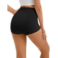 thumbnail image 2 of DARING DIVA Women's High Waist Underwear Brief Butt Lifter Shapewear Panties Black XL, 2 of 6