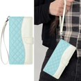 thumbnail image 5 of Quilted Wallet Case for Samsung Galaxy S20 Ultra with RFID Blocking Slots & Wrist Strap Stand Cover Green, 5 of 5