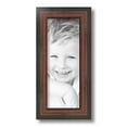 thumbnail image 2 of ArtToFrames 5" x 13" Honors Mahogany with Black Picture Frame, 5x13 inch Brown Wood Poster Frame (WOM-5154), 2 of 7