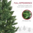 thumbnail image 4 of HOMCOM 7.5' Skinny Artificial Christmas Tree with Auto Open, Pine Needles, 4 of 9
