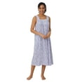 thumbnail image 6 of Aria Women's Sleeveless Long 100% Cotton Nightgown in 46", Sizes XS to 5X, 6 of 8