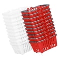 thumbnail image 1 of PTOOTP 20 Pcs Paniers Organisateurs pour Amateurs de Décoration Intérieure Mini Paniers de Courses Rouges et Blancs, 1 of 7
