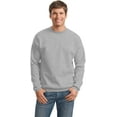 thumbnail image 4 of Hanes Chandail à Col Rond pour Adulte en Coton Ultime, L, Acier Pâle, 4 of 7