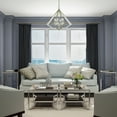thumbnail image 5 of Livex Lighting Diamond Chandelier in Brushed Nickel, 5 of 7