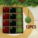 thumbnail image 1 of Bolas De Terciopelo Flocado Adornos navideños de terciopelo flocado, 12 bolas marrones de 6 cm para decorar el árbol y fiestas navideñas Rkxzt, 1 of 9