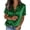 Green, variant on Womens Summer Button Down Shirts Short Sleeve Work Tops Dressy Satin Blouses Spring Business Casual Outfits