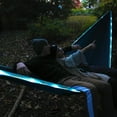 thumbnail image 4 of Equip Illuminated Nylon Camping Travel Hammock, 2 Person, Blue & Dark Blue, 4 of 10