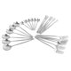 thumbnail image 4 of Juego de 24 cubiertos de acero inoxidable plateados vintage para carne, cucharas, tenedores y cuchillos de cocina., 4 of 14