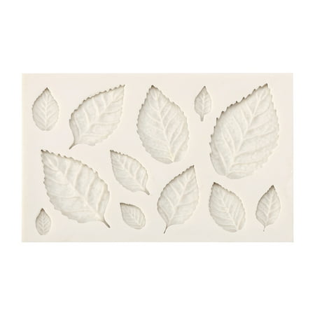 

Tebru Sugarcraft Mould 3D Silicone Leaves Fondant Cake Mold Creative Chocolate Sugarcraft Mould Decorating DIY Tool Baking Mould