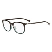 Hugo Boss 0693/F Full Rim Rectangular Mrn Petroleum Eyeglasses