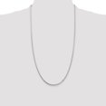 thumbnail image 5 of Auriga Fine Jewelry 925 Sterling Silver 2.5 mm Diamond-cut Spiga Chain Necklace for Women 28", 5 of 7