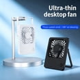 thumbnail image 3 of USB Desk Fan, 180° Foldable Quiet Small Personal Fan, Portable Mini Travel Fan for Office Desktop Bedroom, Cruise Essentials & Office Desk Accessories, 3 of 6