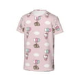 thumbnail image 3 of Boys Girls Hello Kitty Shirt Graphic T-Shirt Crewneck Short Sleeve 3d Colorful Tops Tees, 3 of 6
