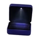 thumbnail image 5 of Caja de regalo de joyería cuadrada de lujo kusrkot para propuesta compromiso boda Azul, 5 of 8