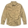 thumbnail image 3 of RUTAYY Men's Shirts Long Sleeve Casual Solid Color Formal Business Slim Fit Turndown Collar Button Down Comfortable Trendy Beach Blouse, 3 of 4
