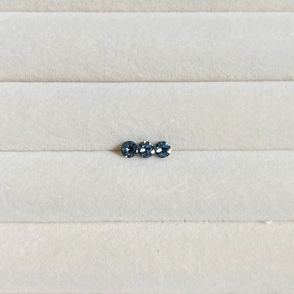 Firefly Hope 20G Threaded Flat Back Earrings,Hypoallergenic Flat Back Stud Earrings Surgical titanium steel Cubic Zirconia Tiny Earrings Cartilage Earring CZ Earrings 4mm,Blue A