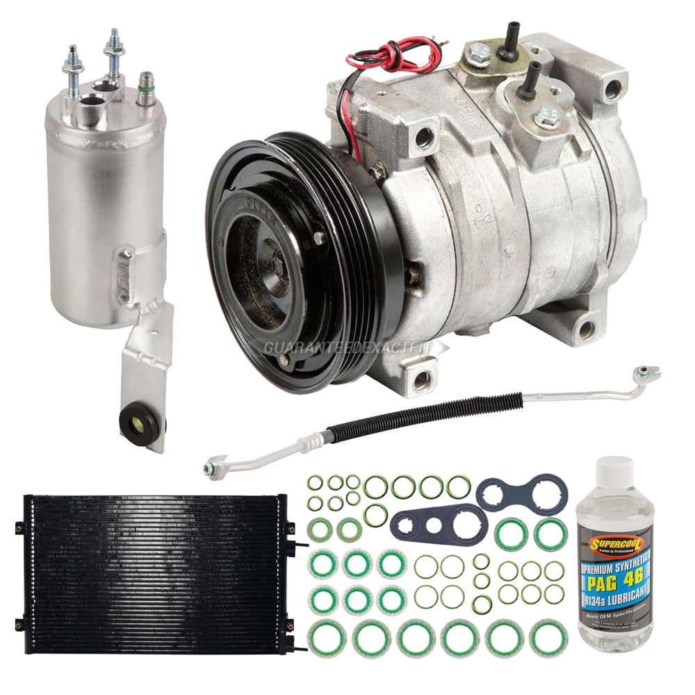 OEM AC Compressor w/ Condenser Drier For Chrysler PT Cruiser 2001 2002