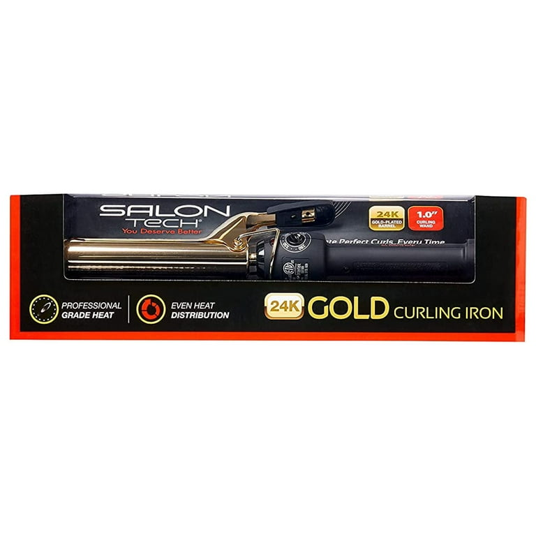 Salontech 24k Gold Curling Iron 1
