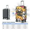 thumbnail image 6 of Bixox Washable Cute Cat Cartoon Printed Luggage Cover, Fashion Suitcase Protector Fits for Small luggage, 6 of 8