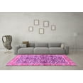 thumbnail image 3 of Ahgly Company Indoor Rectangle Oriental Pink Traditional Area Rugs, 7' x 9', 3 of 4