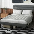 thumbnail image 2 of Bed Frames Full Size Upholstered Platform Bed Frame - With Headboard, No Box Spring Needed, 14'' Underbed Storage​,Adjustable Bed Base, 2 of 10