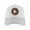 White, variant on Chocolate Donut Adjustable Trucker Hat - Black