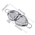thumbnail image 2 of Gnmfd Stainless Steel Heart Shape Dumpling Maker Mold Wrappers Press Tool for Homemade Dumplings, Large Capacity Food Grade Dough Press Mould Kitchen Gadget for Cooking Party Favors, 2 of 2