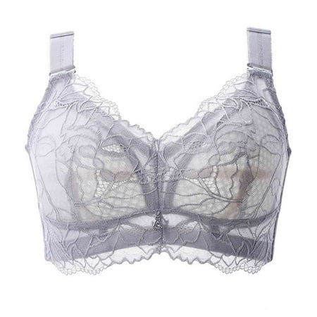 Womens Lace Everyday Bras  Sexy Bras for Women Lace Bralettes with Underwire Push Up Womens Balconette Lingeries Bra Full Coverage 34B-40E Womens Bras Clearance under $5
