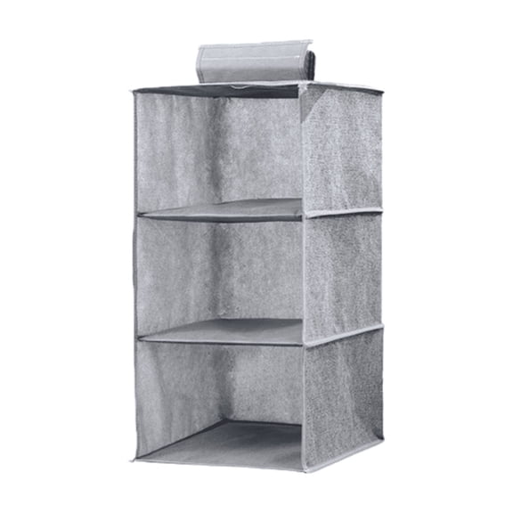 Washable Multi-Layer Hanging Drawer Style Fabric Storage Bag - Perfect for Wardrobe Clothing, Accessories, Socks & Underwear, Space-Saving Organizer for Home Closets & Dressers, 10.6*10.6*23.6in, A