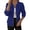 Blue, variant on Women's Sweater Jacket Cable Knit Full Zip Cardigan Cozy Ribbed Long Sleeve Fall Winter Outwear Size S