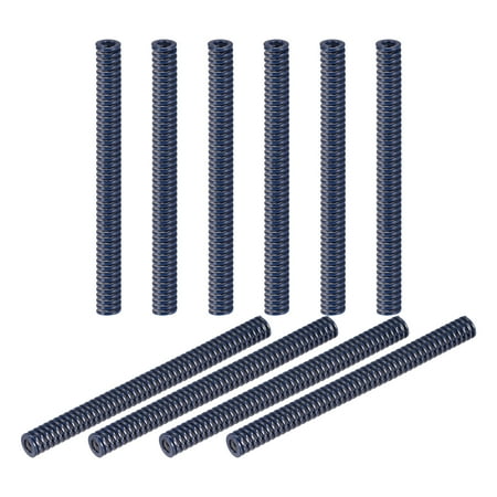 

Uxcell Die Spring 10 Pack 8mm OD 90mm Long Spiral Stamping Light Load Compression Die Springs Blue