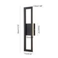 thumbnail image 5 of LED Wall Light Indoor Cube Modern Bedroom Living Room Wall Sconce Lamp Dimmable, 5 of 12