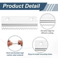 thumbnail image 3 of Uxcell 6 Pcs Replacement Blades for Packing Tape Dispensers, 2.1 x 0.8inch 9050 Tape Dispenser Blade Carbon Steel for Home Office Warehouse Wrapping Packaging Mailing Shipping, Silver, 3 of 6