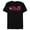 Black, variant on Disney Mickey & Minnie Valentine's Day Family Trip Logo - Short Sleeve Blended T-Shirt for Adults - Customized-Ocean Blue