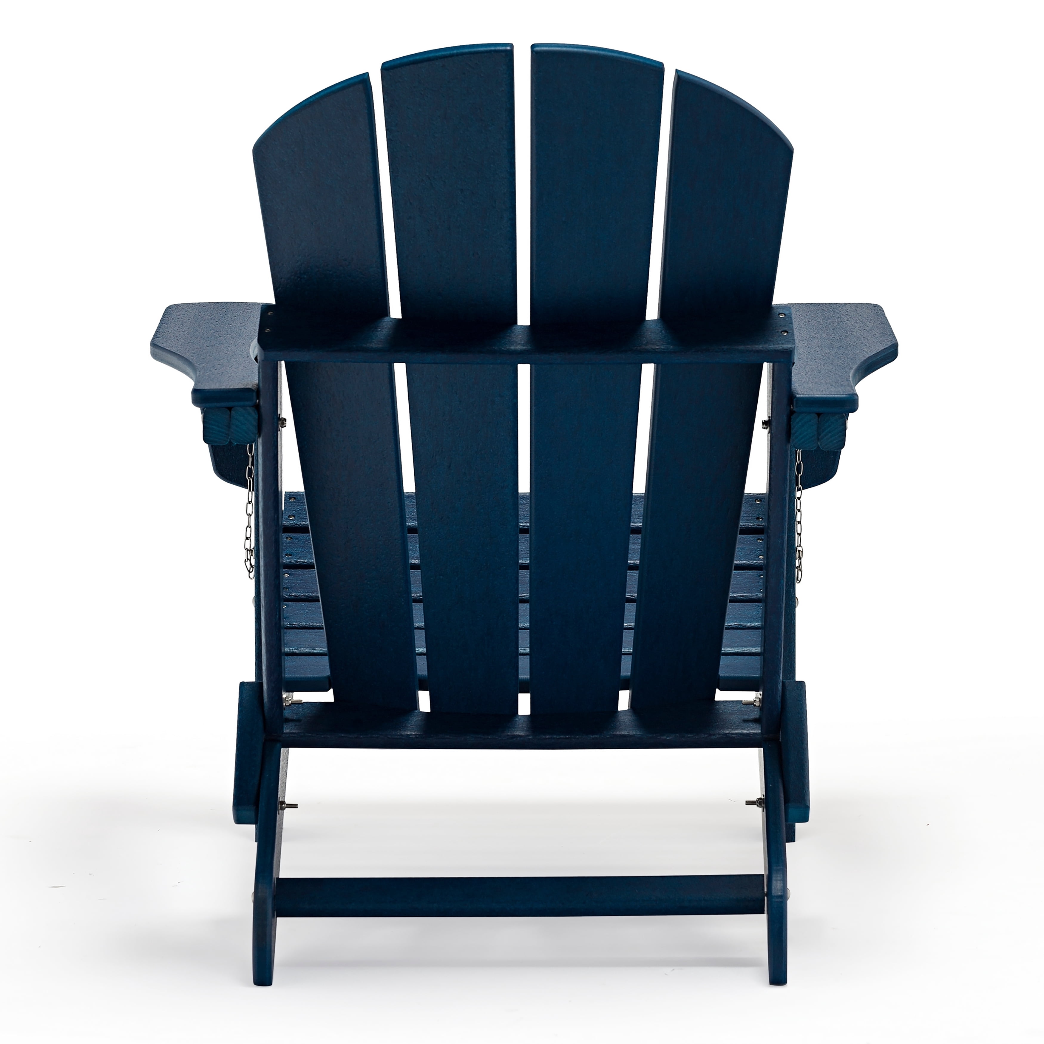Westin Outdoor Braxton Folding Plastic Adirondack Chair (Set of 2), Navy Blue