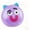 Purple, variant on Luckky Smushers Squishy Toys,Novelty Smush Face Squeeze Toys,Removable Facial Expressions for Birthdays and Get-Togethers Gifts