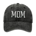 thumbnail image 1 of Gorra de béisbol bordada para mamá, regalo para el Día de la Madre, ideal para acampar al aire libre en el parque. Negro, 1 of 9