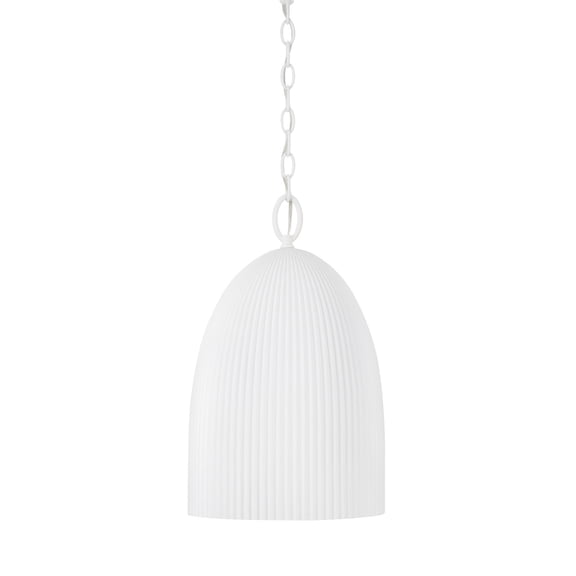 Capital Lighting 356111CE Mallory 11" Wide Pendant - White