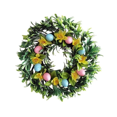 

Door Scene Wreath Wreath Layout Pendant Easter Rattan Dan Hanging Sunflower Home Decor