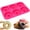 Rose, variant on FUYGRCJ Baking Donut Pan, NonStick Silicone Donut Pan Molds, Bagel Pans for 6 Full-Size Doughnuts Baking, Easy Clean and Dishwasher Microwave Safe for Oven Kitchen, Home Bakers