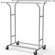thumbnail image 2 of Simple Houseware - Perchero para ropa, doble carril, resistente, cromado, 2 of 5