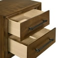 thumbnail image 4 of New Classic Furniture Ballard Wood 2-Drawer Nightstand in Walnut Brown, 4 of 7