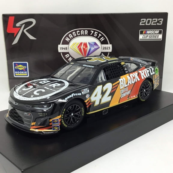Action Racing Noah Gragson 2023 #42 Black Rifle Coffee Company 1:24 Regular Paint Die-Cast Chevrolet Camaro