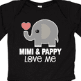 thumbnail image 4 of Inktastic Mimi and Pappy Love Me Boys or Girls Long Sleeve Baby Bodysuit, 4 of 5
